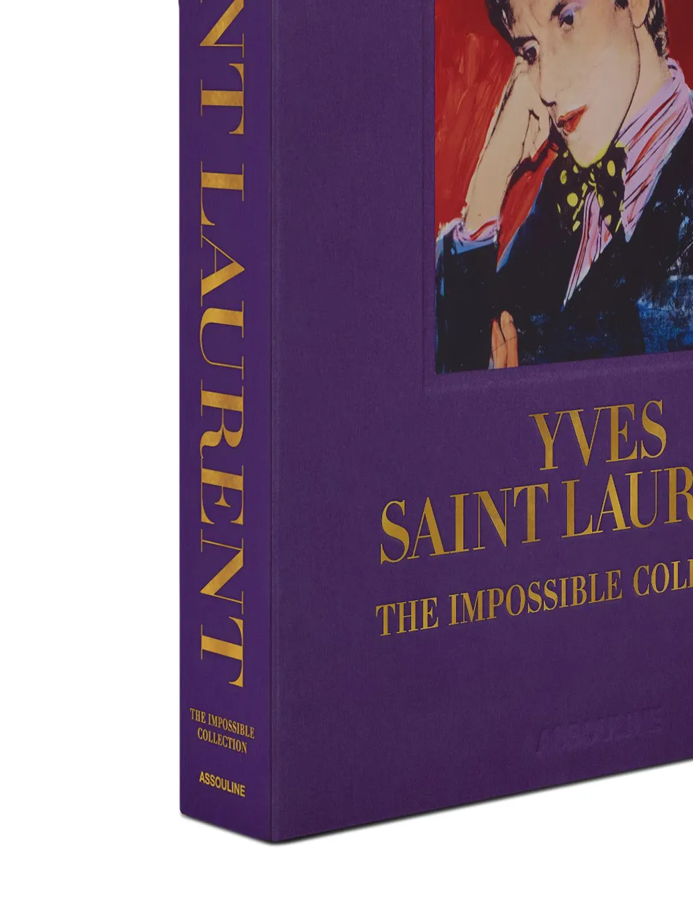 Assouline Yves Saint-Laurent: The Impossible Collection boek - Paars Top Merken Winkel