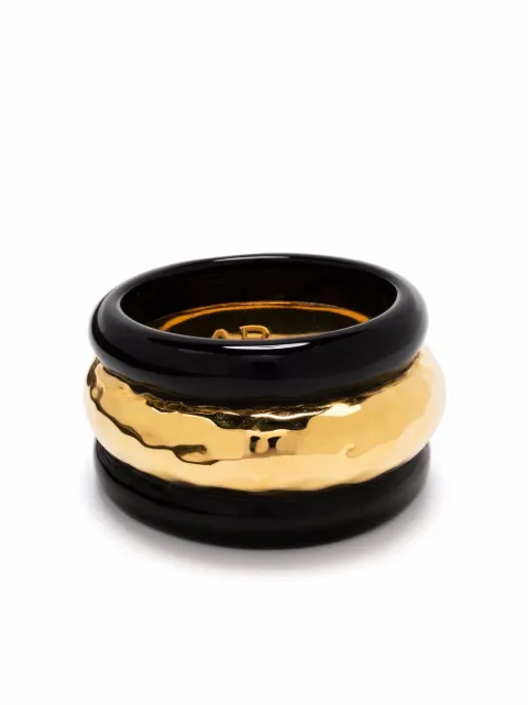 Aurelie Bidermann 18kt yellow gold Nazca ring