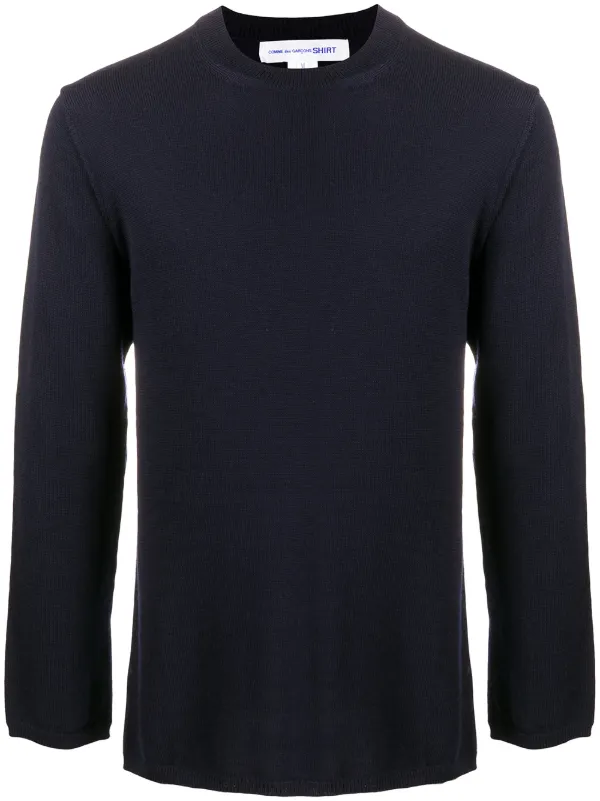comme des garcons crewneck sweater