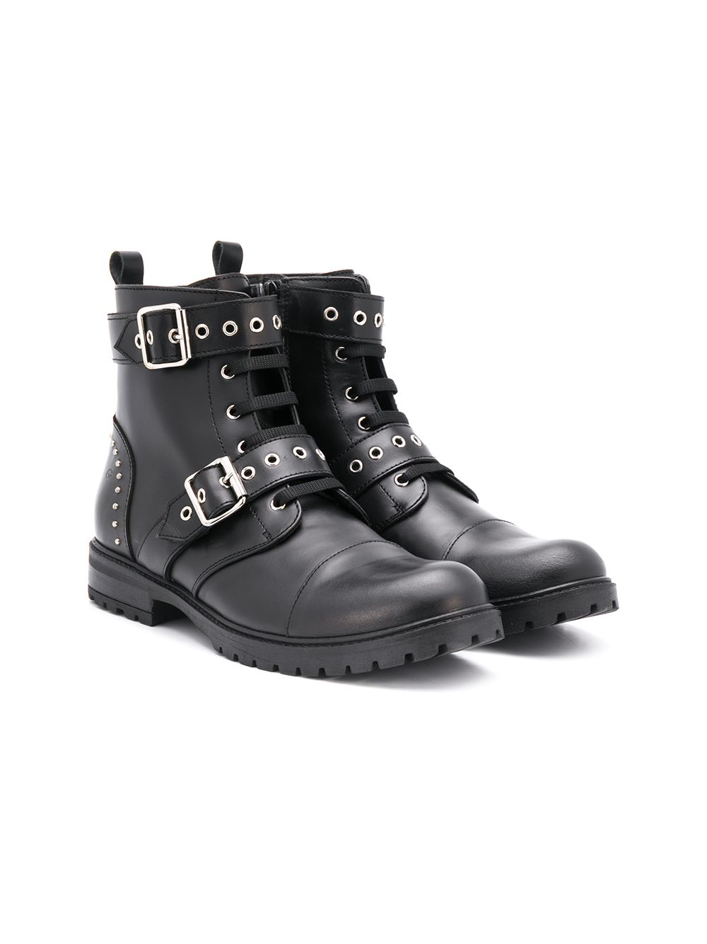 фото Gallucci kids buckled cargo boots