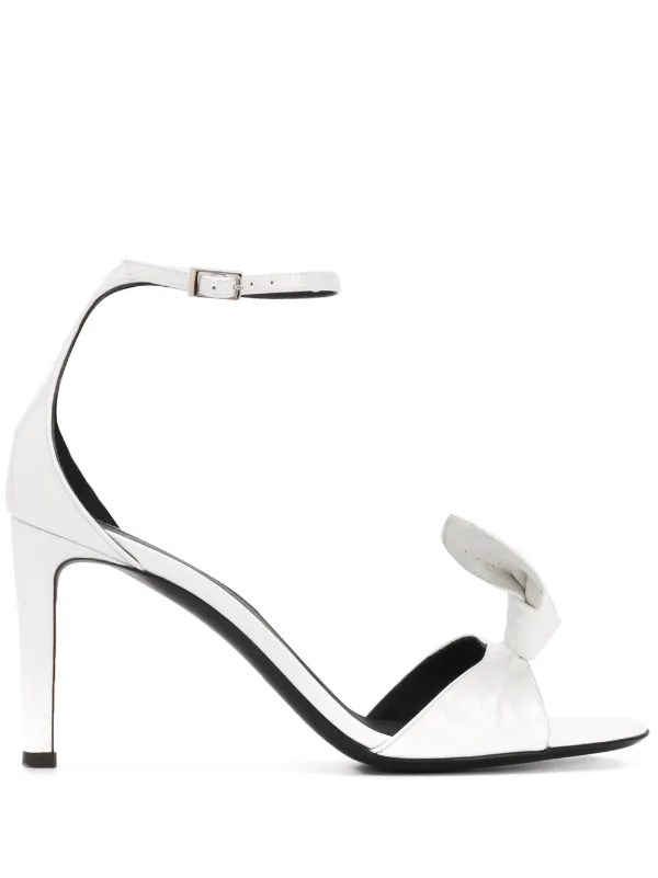 giuseppe zanotti white sandals