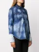 Dsquared2 faded distressed denim jacket