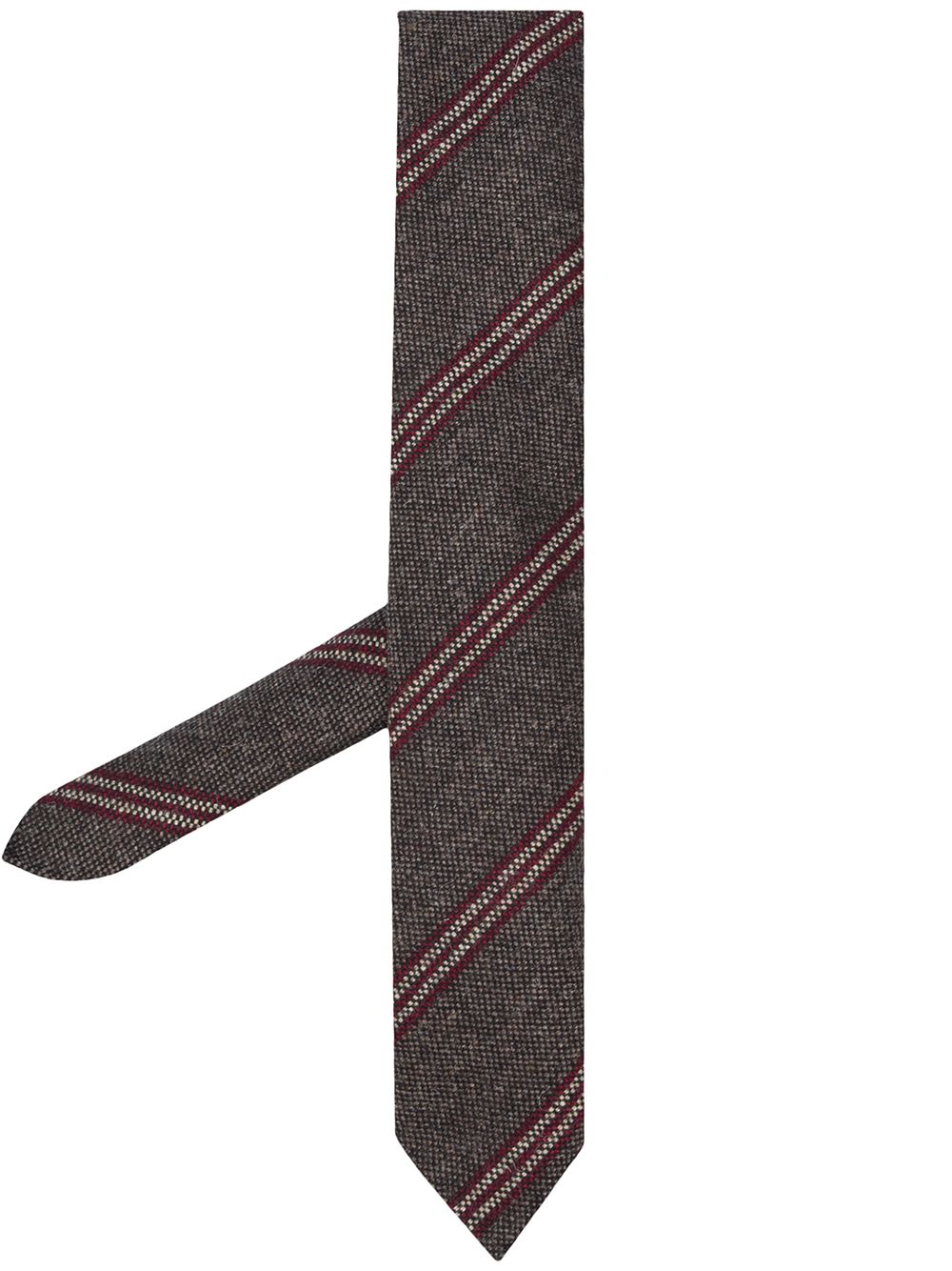 фото Lardini галстук в диагональную полоску