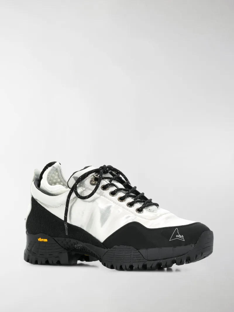 ROA Neal mesh hiking sneaker silver | MODES