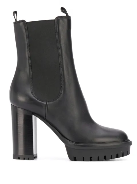Gianvito Rossi botines chelsea con paneles elásticos
