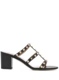 Valentino Garavani 60mm Rockstud leather sandals - Black