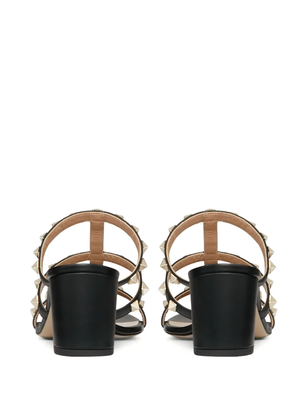 Valentino Garavani 60 mm sandalen verfraaid met studs Zwart