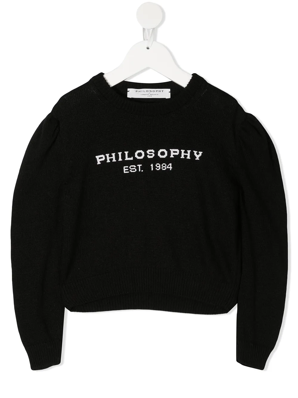 Philosophy Di Lorenzo Serafini Kids ãƒã‚´ セーター - ブラック Philosophy Di Lorenzo Serafini Kids ãƒã‚´ セーター - ブラック