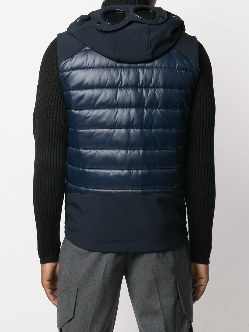 фото C.p. company goggle hood padded gilet