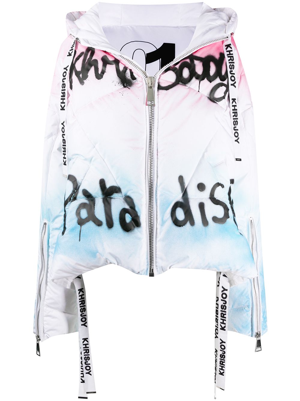 фото Khrisjoy graffiti padded puffer jacket