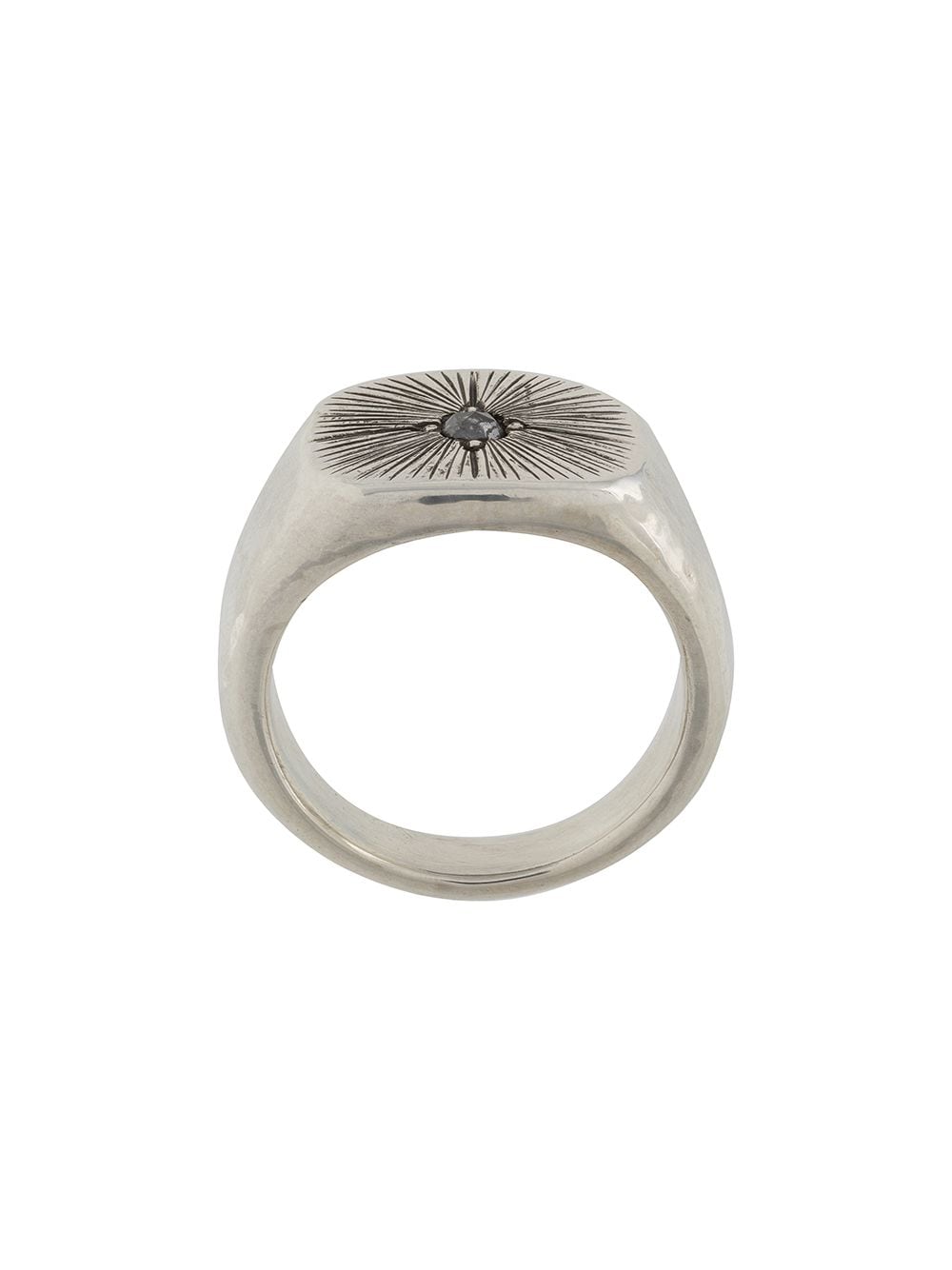 фото Henson кольцо-печатка starburst