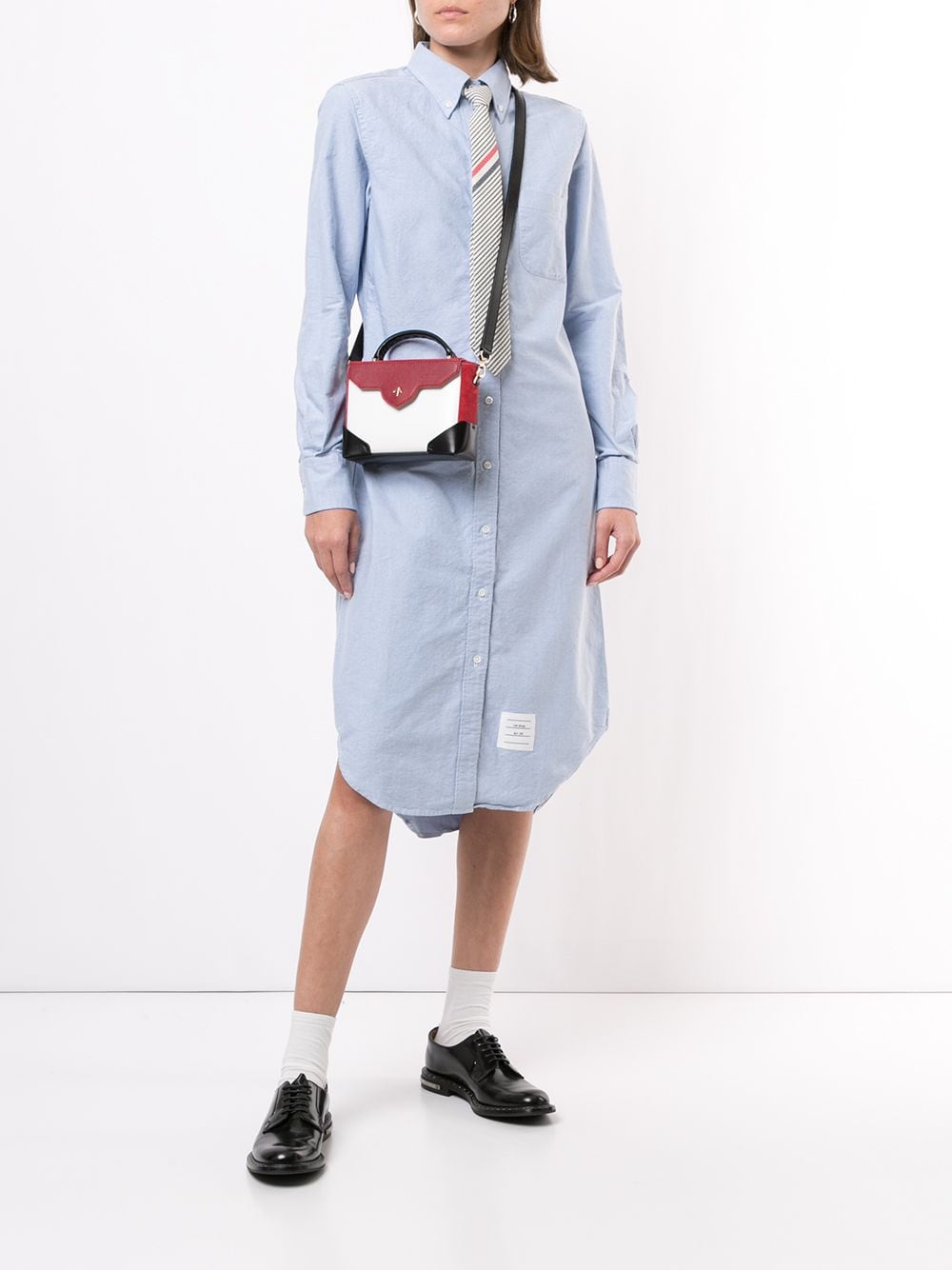 Thom Browne Midi-blousejurk - Blauw