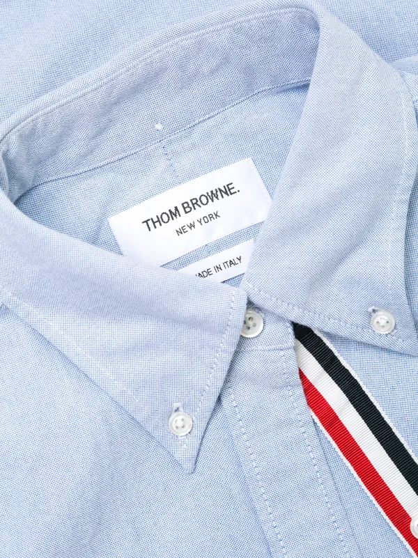 ★THOM BROWNE★トリミング オックスフォード シャツ ドレス オックスフォード ストライプ シャツドレス | Thom Browne