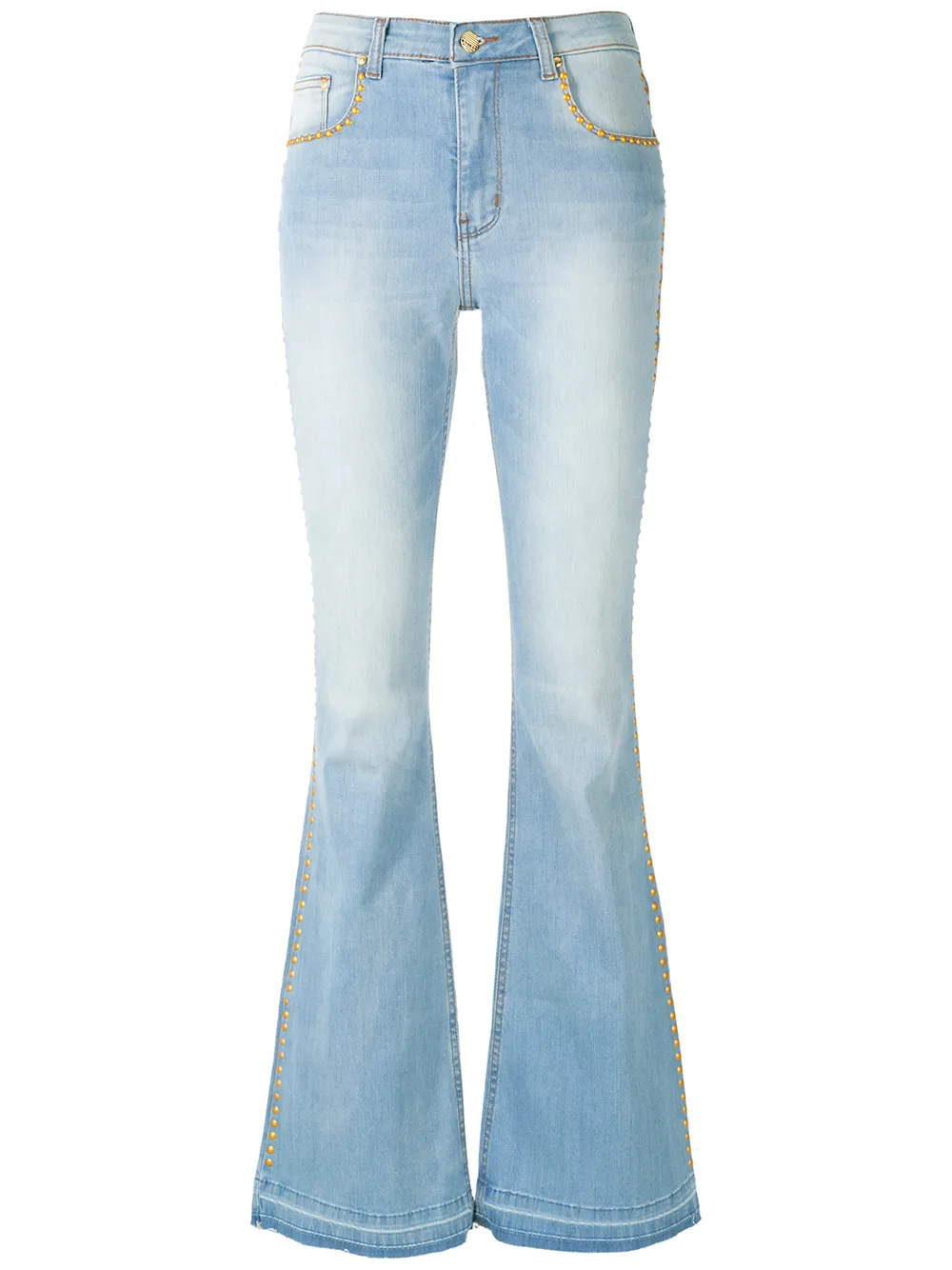 фото Amapô flared denim trousers with studs