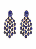 Aurelie Bidermann lapis lazuli Cherokee clip-on earrings - GOLD/LAPIZ