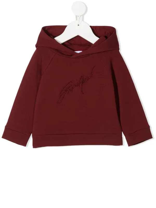 kids armani hoodie