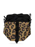 Supreme leopard-print neck pouch - Brown