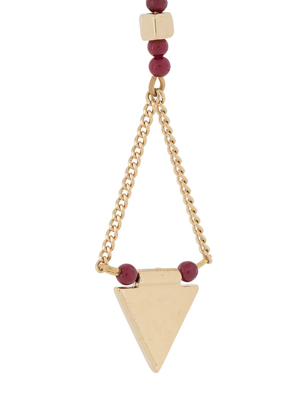 фото Isabel marant triangle drop earrings