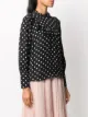 RedValentino توب منقط بكرانيش