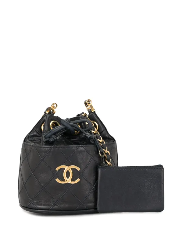 【CHANEL】vintage diamond logo post bag★ロゴ ポストバッグ Chanel vintage diamond logo post bag – Moka Vintage HK