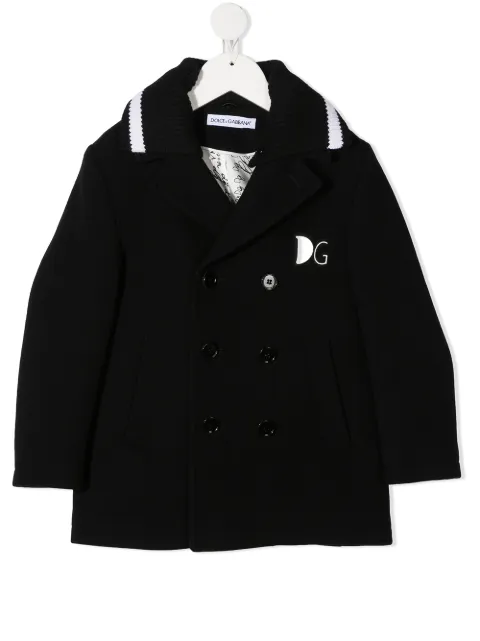 Dolce & Gabbana Kids معطف بصفي أزرار