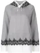Image 1 of UNDERCOVER lace trim hoodie