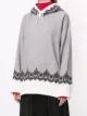 UNDERCOVER lace trim hoodie