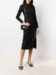 الصورة 2 من RedValentino فستان ميدي بأكمام مزينة