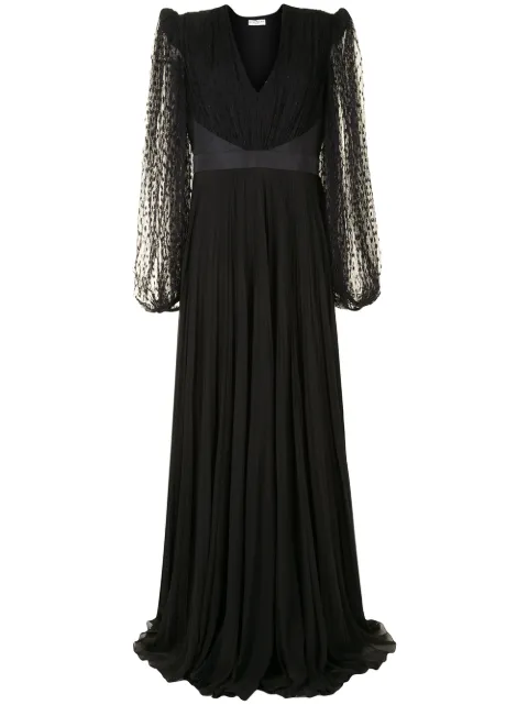 Givenchy sheer-lace detail dress