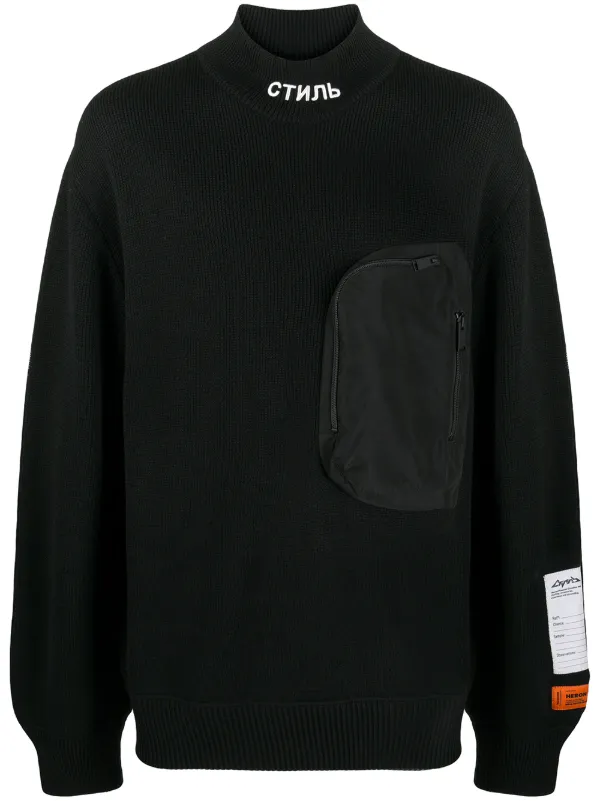 heron preston mock neck shirt