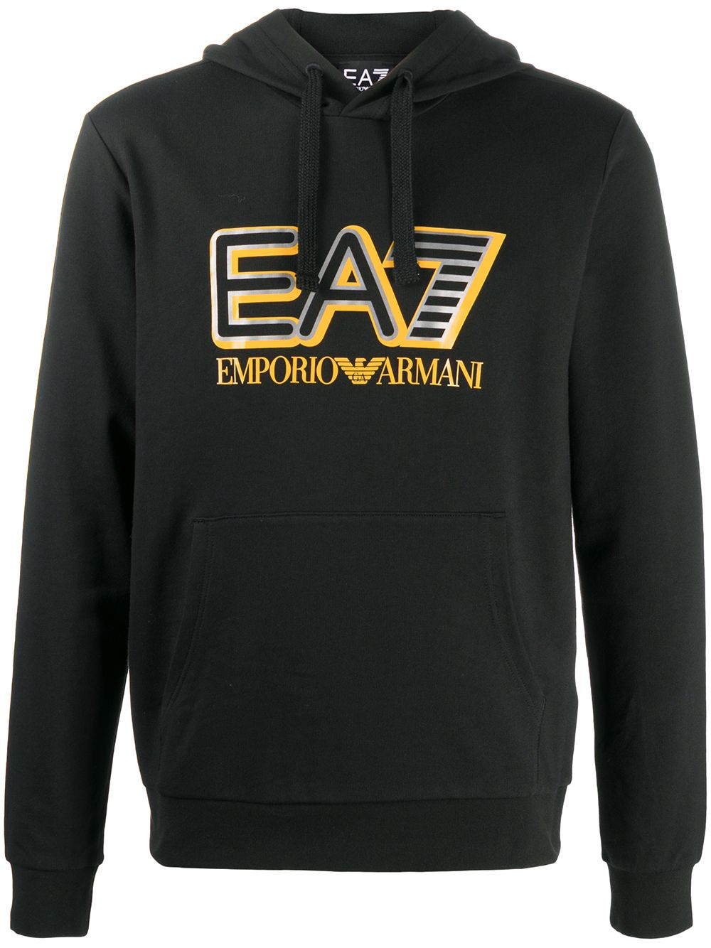 фото Ea7 emporio armani logo-print hoodie