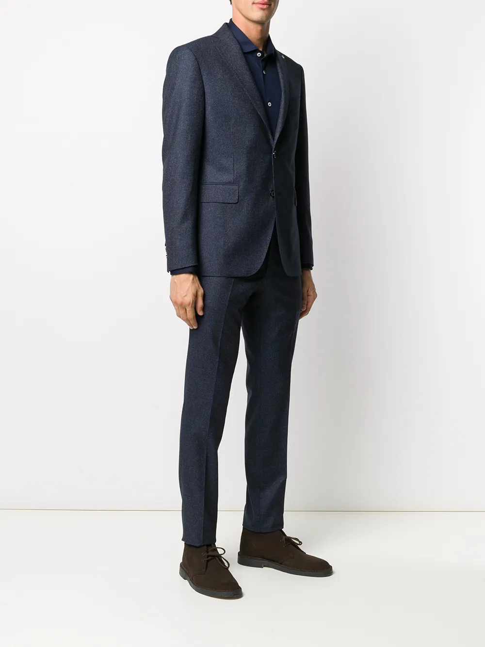 Tagliatore Pak met enkele rij knopen Blauw