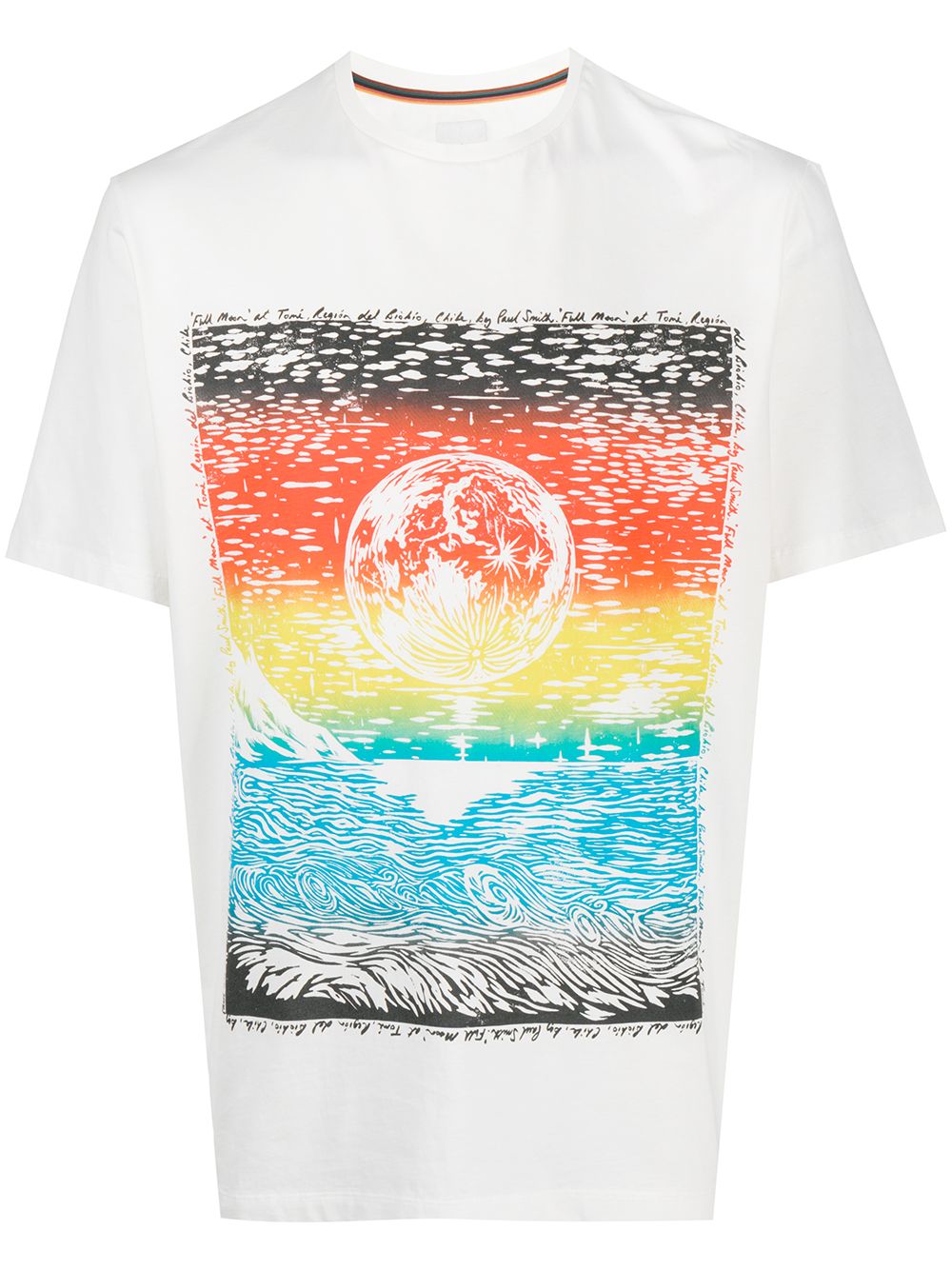 фото Paul smith graphic print logo t-shirt