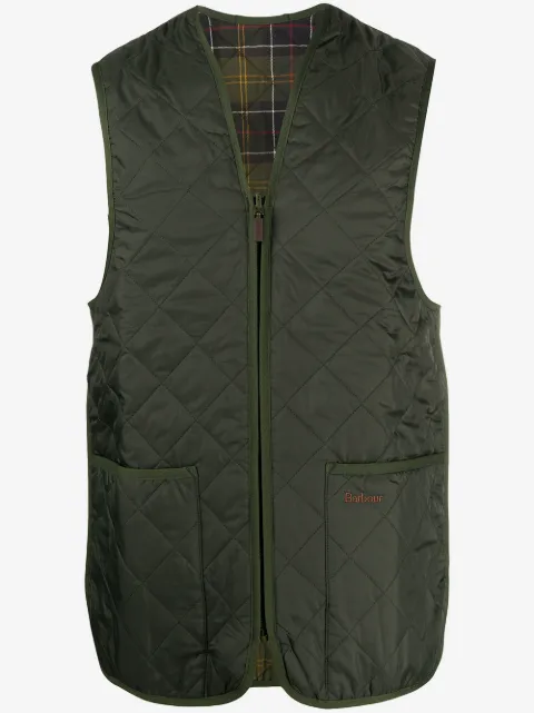 Barbour quilted reversible gilet 