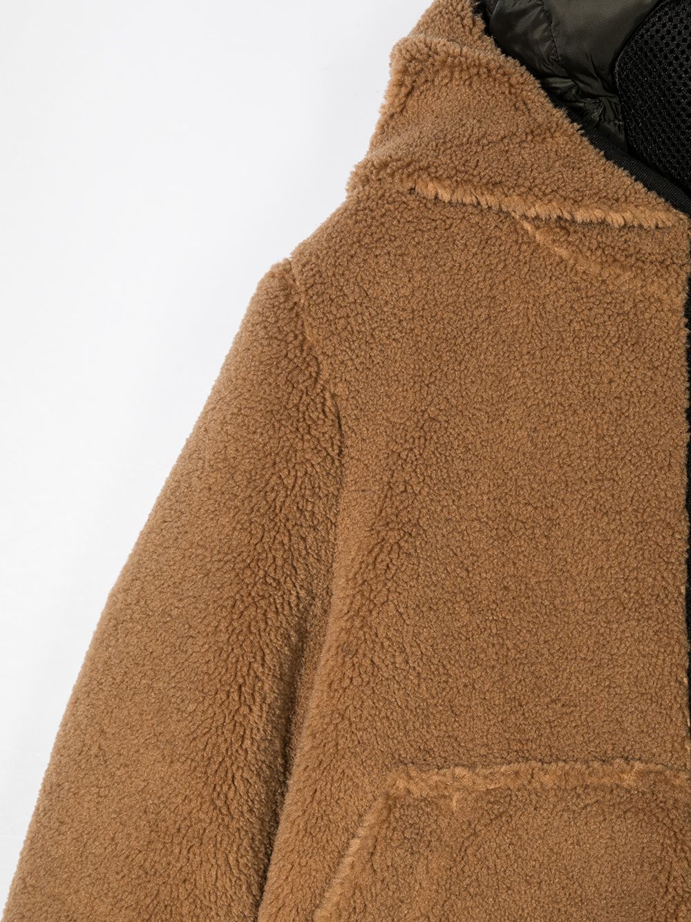 фото Ai riders on the storm faux-shearling hooded jacket