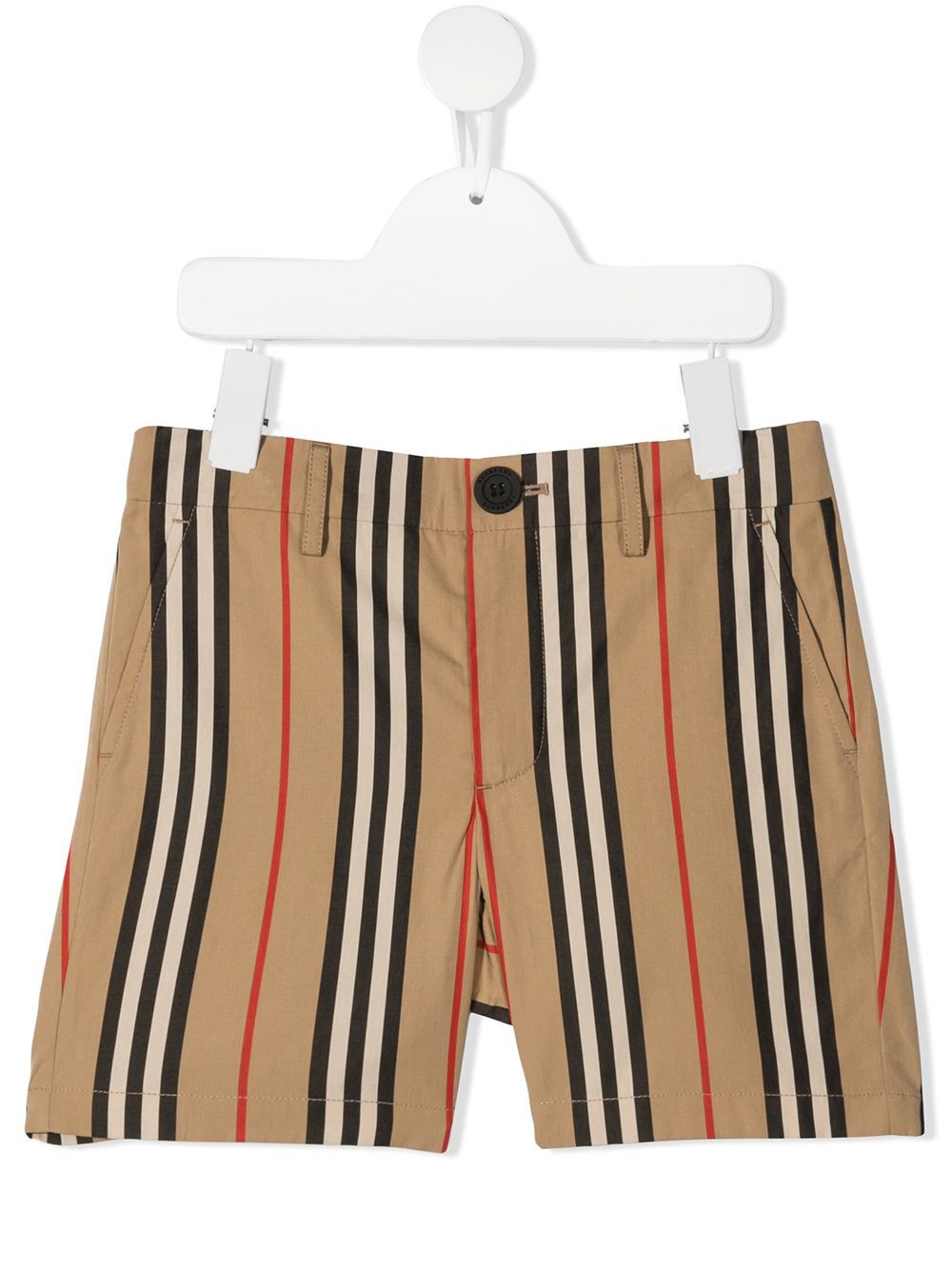 фото Burberry kids шорты чинос в полоску icon stripe