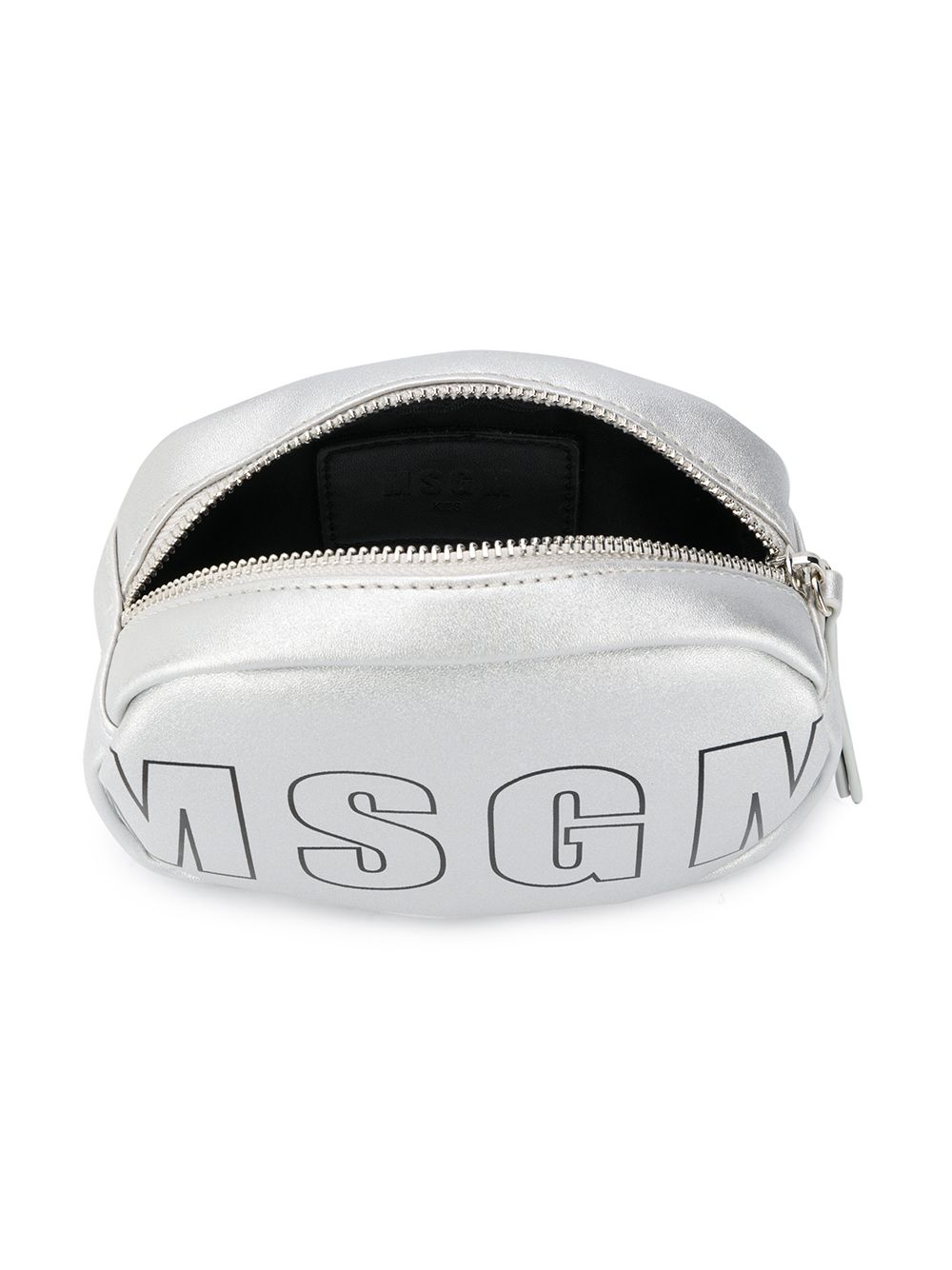 фото Msgm kids сумка с эффектом металлик и логотипом