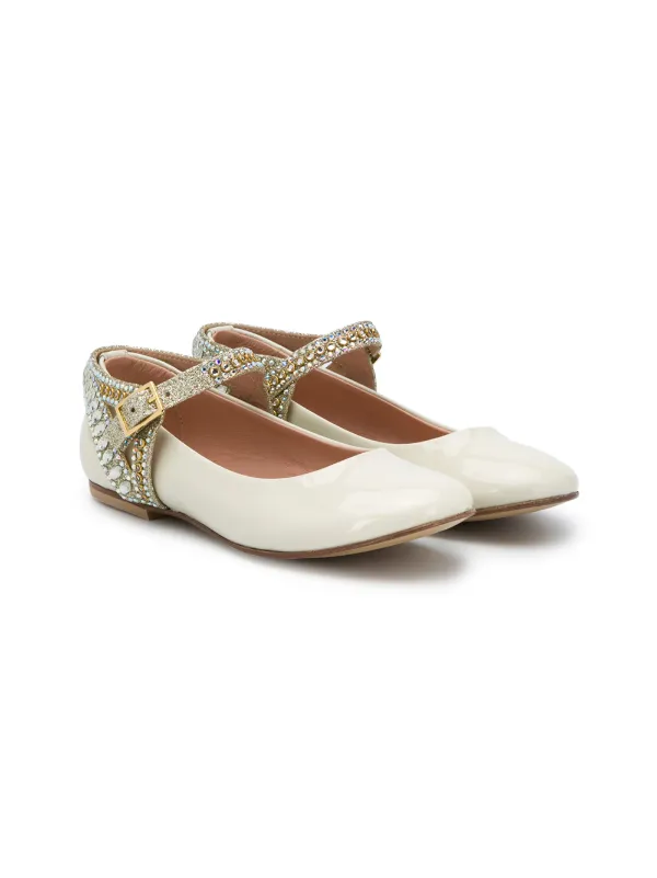embellished ballet pumps