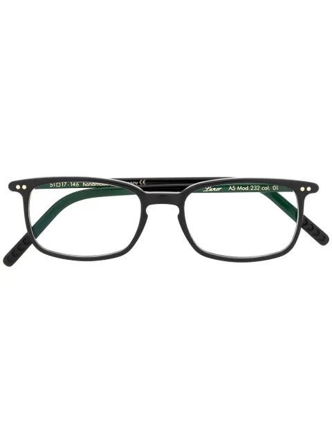 Lunor rectangle-frame glasses