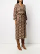 Missoni Pre-Owned فستان بحزام ونقش هندسي