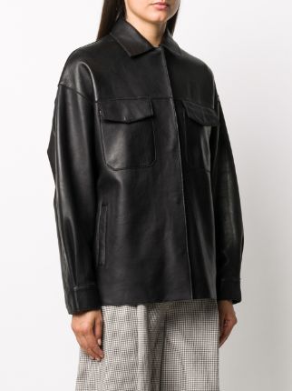 oversized biker jacket展示图