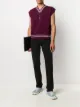 Image 2 of Maison Margiela stripe-detail short-sleeve jumper