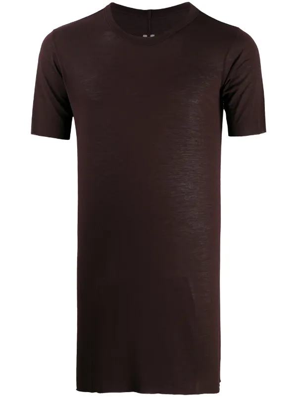 longline crew neck t shirt