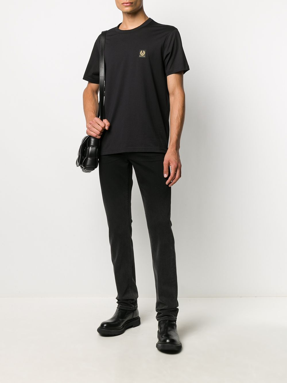 фото Belstaff logo patch t-shirt