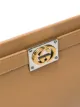 Gucci GG logo plaque clutch bag