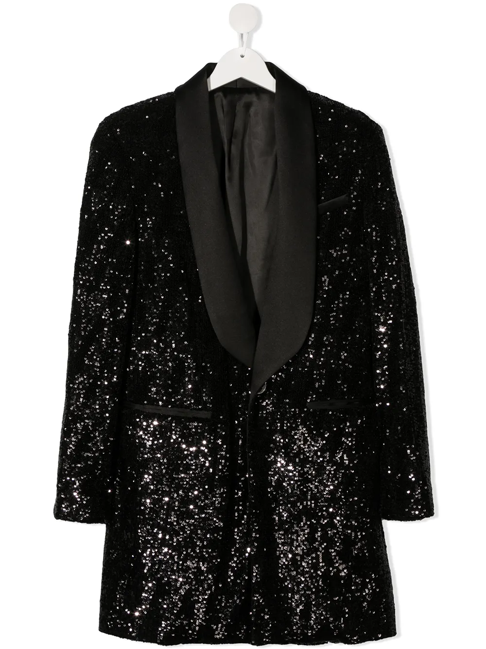 

Balmain Kids TEEN embellished blazer - Black