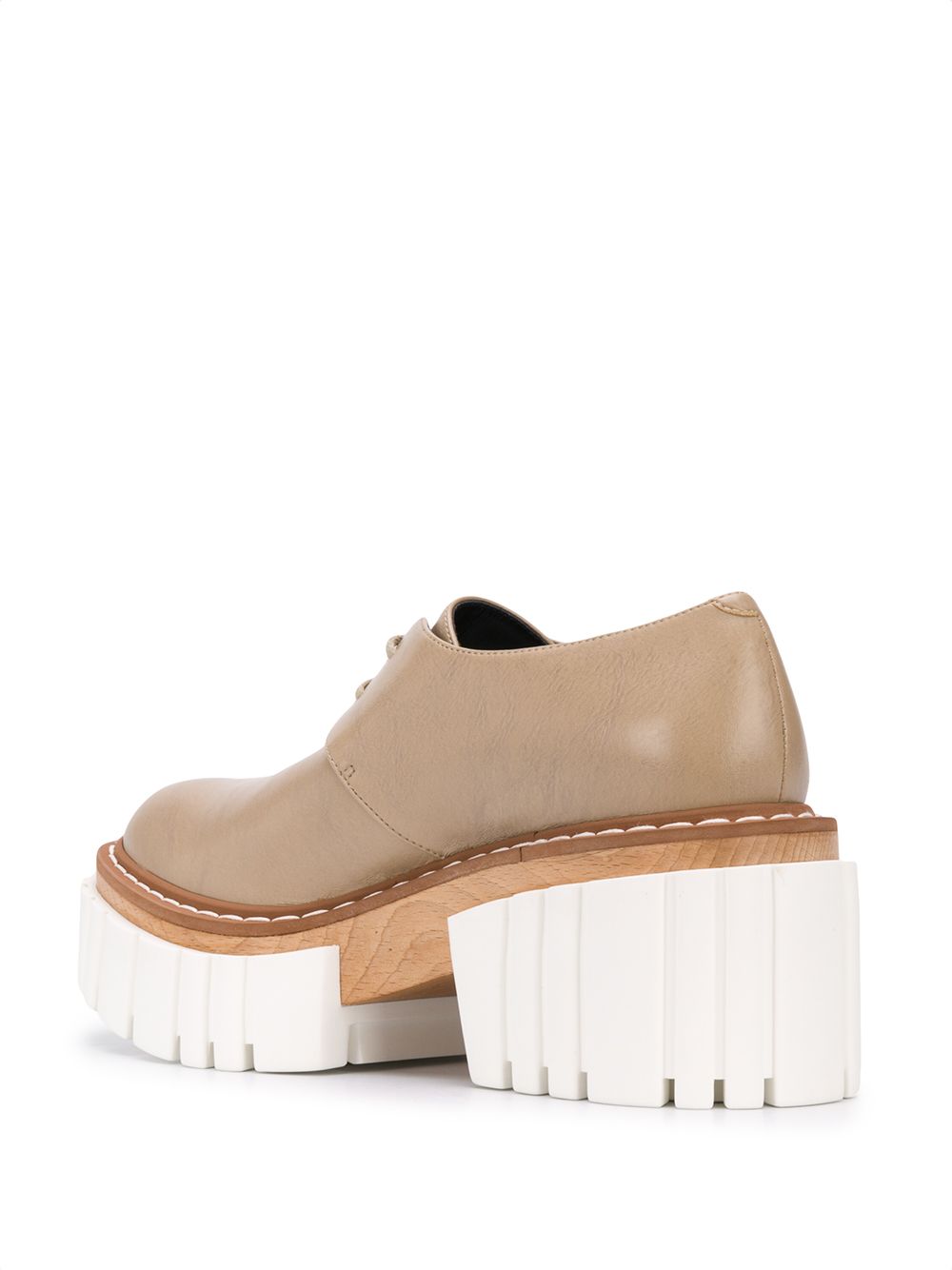 фото Stella mccartney emilie lace-up platform shoes