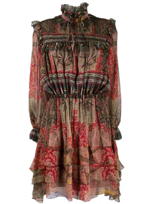 cheetah flowy dress