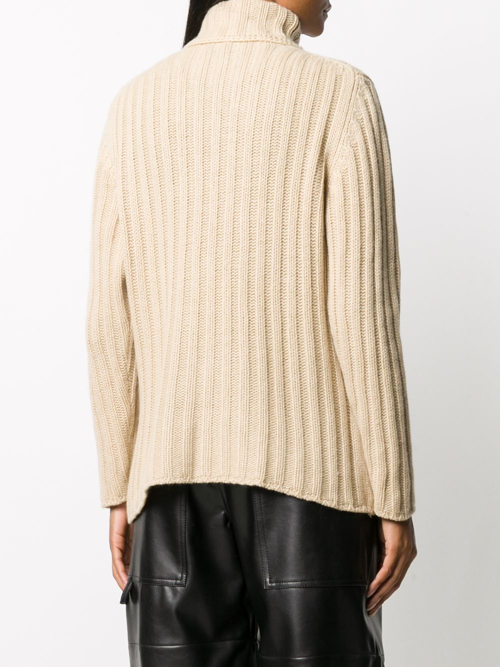 фото Burberry pre-owned 2000s ribbed roll-neck jumper