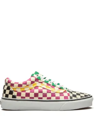 Glitter checkerboard hotsell old skool vans